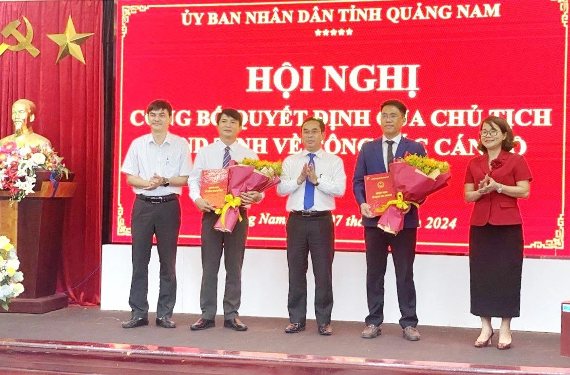 Bổ nhiệm 2 Phó giám đốc Sở Y tế Quảng Nam