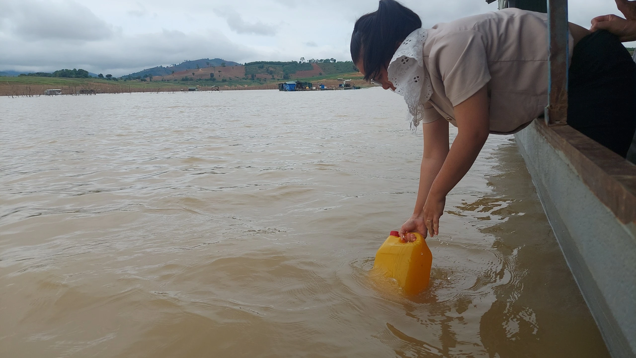 Cá lăng nuôi trong lồng bè tại lòng hồ thủy điện Ya Ly chết hàng loạt