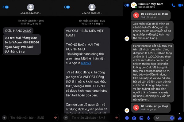 Cảnh báo tin nhắn giả mạo bưu điện