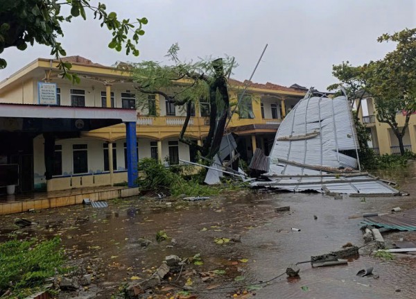 Cập nhật thiệt hại bước đầu do bão số 5 ở Hà Tĩnh