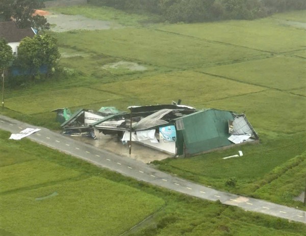 Cập nhật thiệt hại bước đầu do bão số 5 ở Hà Tĩnh