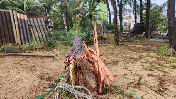 Cập nhật thiệt hại bước đầu do bão số 5 ở Hà Tĩnh