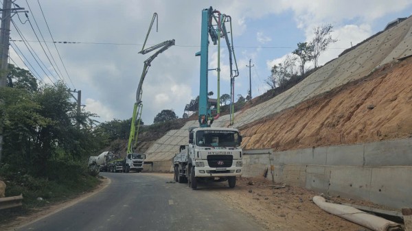 Chậm khắc phục sạt lở ta luy âm cầu Treo đèo D’ran