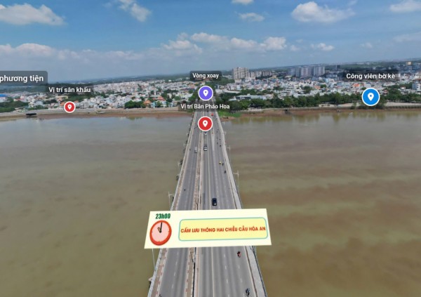 Chào tết dương lịch năm 2026, Đồng Nai bắn pháo hoa 15 phút ở cầu Hóa An Chào tết dương lịch năm 2026, Đồng Nai bắn pháo hoa 15 phút ở cầu Hóa An