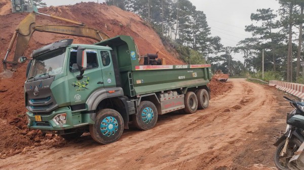 Chưa thể thông đèo D'Ran trong hôm nay 2.12