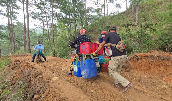 Chưa thể thông đèo D'Ran trong hôm nay 2.12