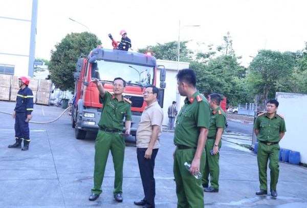 Công an thành phố Đồng Nai thông tin vụ chữa cháy ở KCN Nhơn Trạch 6