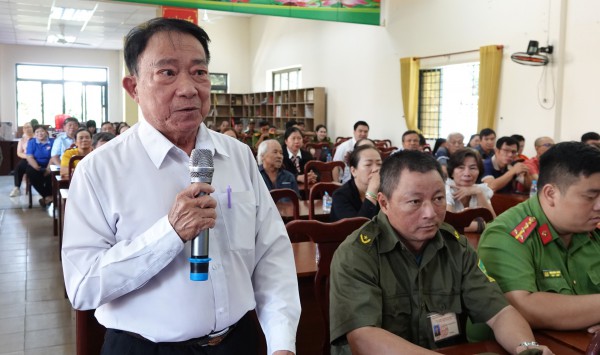 Cử tri nơi cư trú tín nhiệm ông Võ Văn Minh ứng cử đại biểu Quốc hội và HĐND TP.HCM