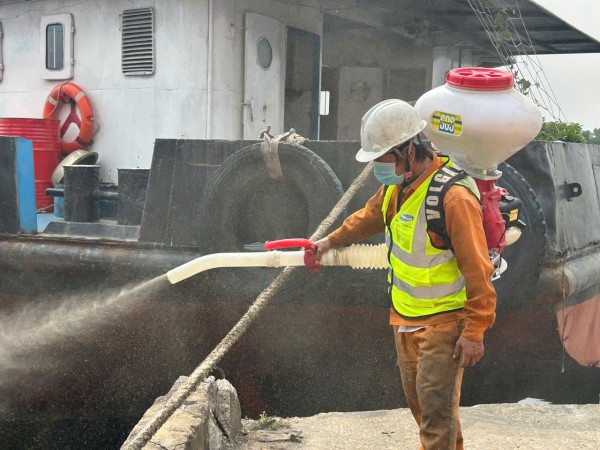 Diễn tập ứng phó sự cố tràn dầu trên sông Sài Gòn