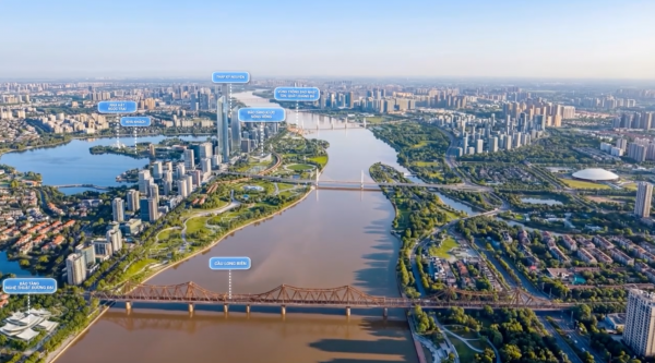 Hà Nội định hướng không gian hai bên sông Hồng chịu tải tối đa 1,2 triệu người Hà Nội định hướng không gian hai bên sông Hồng chịu tải tối đa 1,2 triệu người