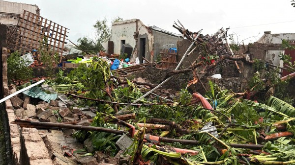 Hiện trường vụ lốc xoáy kinh hoàng ở Ninh Bình