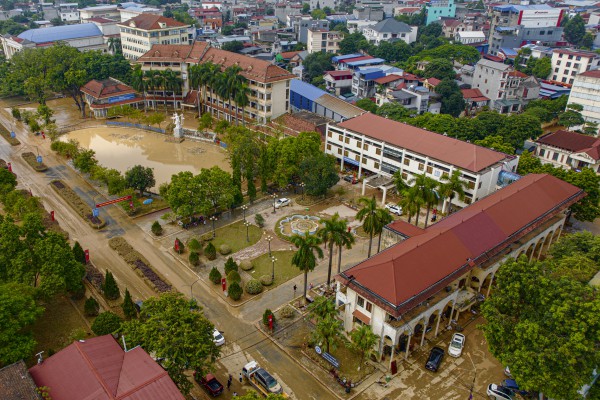 Hình ảnh Trường ĐH Sư phạm Thái Nguyên ngổn ngang sau lũ lịch sử Hình ảnh Trường ĐH Sư phạm Thái Nguyên ngổn ngang sau lũ lịch sử