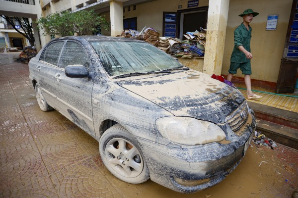 Hình ảnh Trường ĐH Sư phạm Thái Nguyên ngổn ngang sau lũ lịch sử Hình ảnh Trường ĐH Sư phạm Thái Nguyên ngổn ngang sau lũ lịch sử