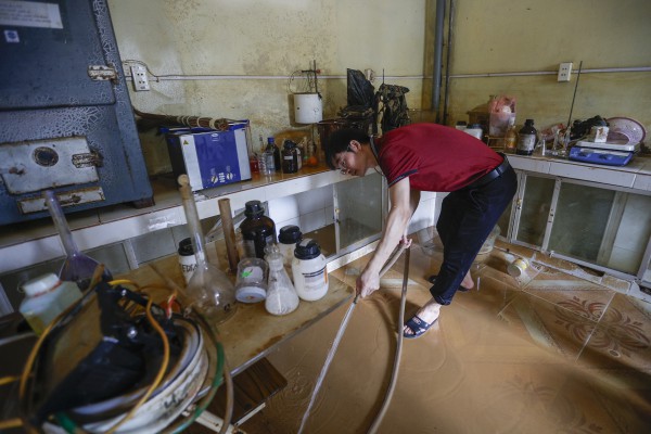 Hình ảnh Trường ĐH Sư phạm Thái Nguyên ngổn ngang sau lũ lịch sử Hình ảnh Trường ĐH Sư phạm Thái Nguyên ngổn ngang sau lũ lịch sử