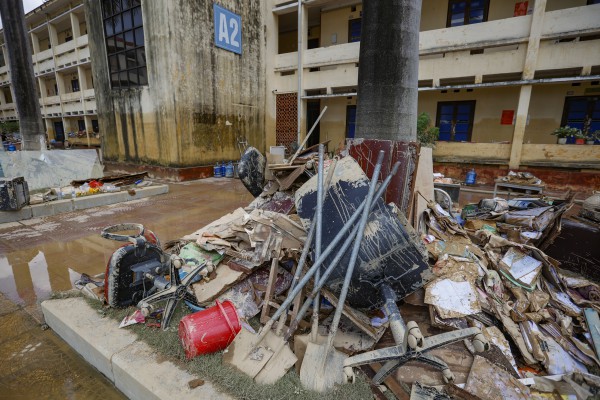 Hình ảnh Trường ĐH Sư phạm Thái Nguyên ngổn ngang sau lũ lịch sử Hình ảnh Trường ĐH Sư phạm Thái Nguyên ngổn ngang sau lũ lịch sử