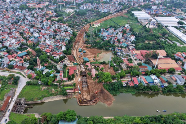 Hình hài tuyến kênh hơn 920 tỉ bổ cập nước sông Tô Lịch và chống ngập