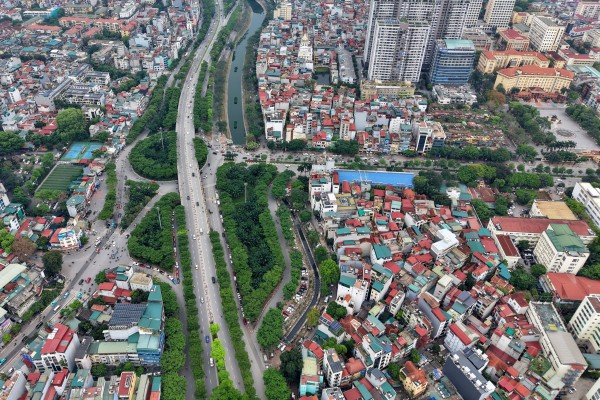 Hình hài tuyến kênh hơn 920 tỉ bổ cập nước sông Tô Lịch và chống ngập