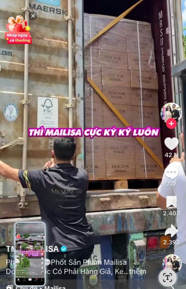 Kết quả hậu kiểm mỹ phẩm do thẩm mỹ viện Mailisa buôn bán ra sao?