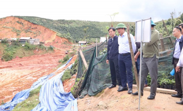 Khắc phục sạt lở đất tại khu tái định cư ở Lâm Đồng, ưu tiên bảo vệ dân Khắc phục sạt lở đất tại khu tái định cư ở Lâm Đồng, ưu tiên bảo vệ dân