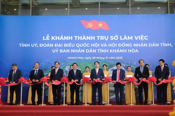 Khánh Hòa khánh thành trụ sở hành chính tập trung hơn 544 tỉ đồng