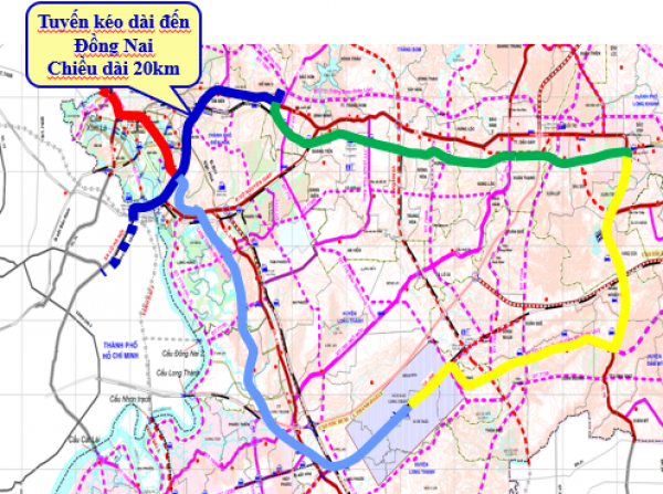 Khi nào xây dựng tuyến metro từ Suối Tiên về Biên Hòa và sân bay Long Thành Khi nào xây dựng tuyến metro từ Suối Tiên về Biên Hòa và sân bay Long Thành