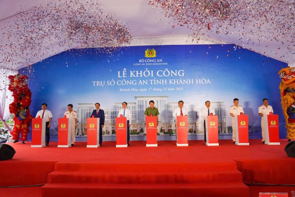 Khởi công xây dựng trụ sở Công an tỉnh Khánh Hòa hơn 900 tỉ đồng Khởi công xây dựng trụ sở Công an tỉnh Khánh Hòa hơn 900 tỉ đồng