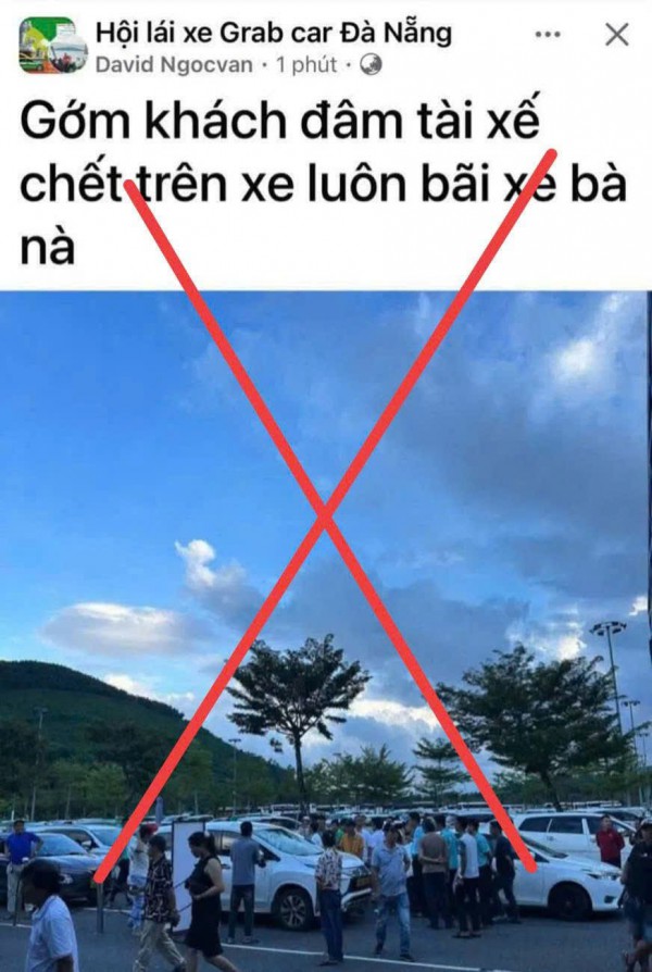 Không có vụ 'khách đâm tài xế chết trên xe' ở Đà Nẵng như thông tin trên mạng Không có vụ 'khách đâm tài xế chết trên xe' ở Đà Nẵng như thông tin trên mạng