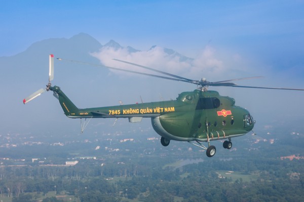 Không quân trực thăng dốc sức luyện tập bay diễu binh 2.9 Không quân trực thăng dốc sức luyện tập bay diễu binh 2.9