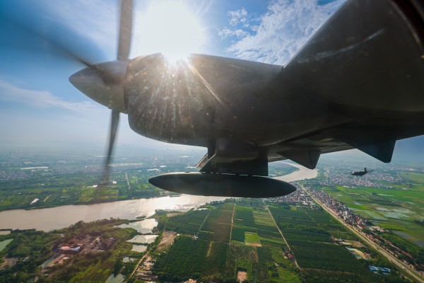 Không quân vận tải của Bộ Quốc phòng diễu binh sau 40 năm Không quân vận tải của Bộ Quốc phòng diễu binh sau 40 năm