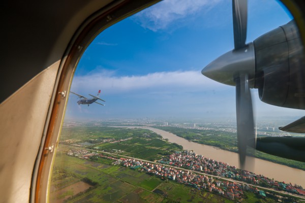 Không quân vận tải của Bộ Quốc phòng diễu binh sau 40 năm Không quân vận tải của Bộ Quốc phòng diễu binh sau 40 năm