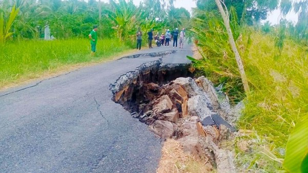 Kiên Giang: Sạt lở, sụt lún gây thiệt hại khoảng 90 tỉ đồng