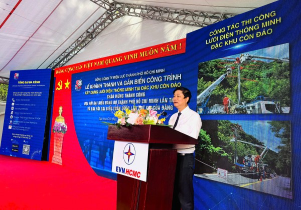 Lần đầu tiên, cư dân Côn Đảo có lưới điện thông minh đón tết