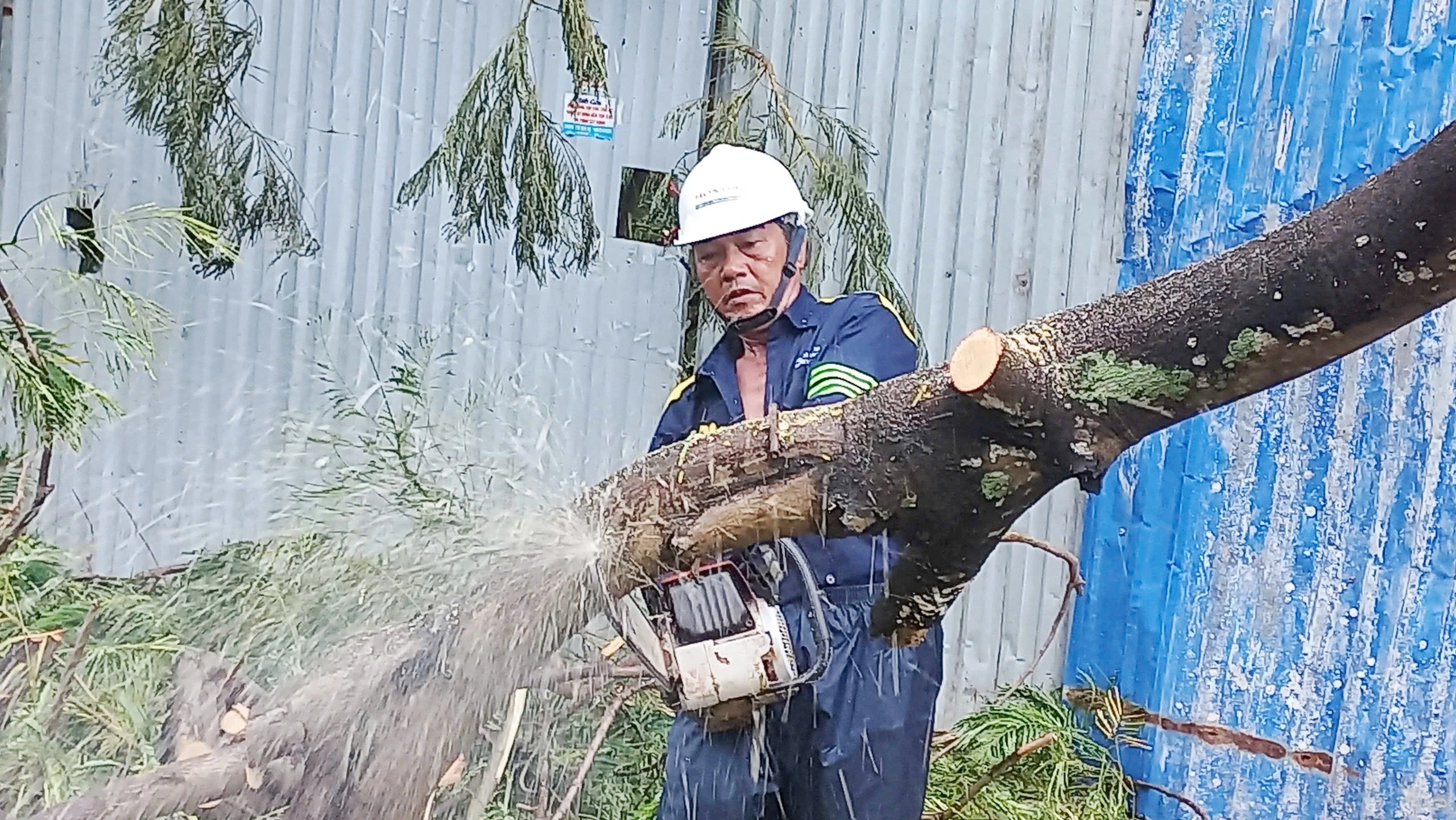 ‘Lính đặc nhiệm’ TP.HCM bay ra Hải Phòng hỗ trợ khắc phục hậu quả bão số 3