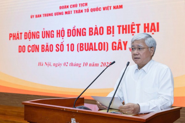 MTTQ VN phát động ủng hộ đồng bào bị thiệt hại do bão số 10 MTTQ VN phát động ủng hộ đồng bào bị thiệt hại do bão số 10