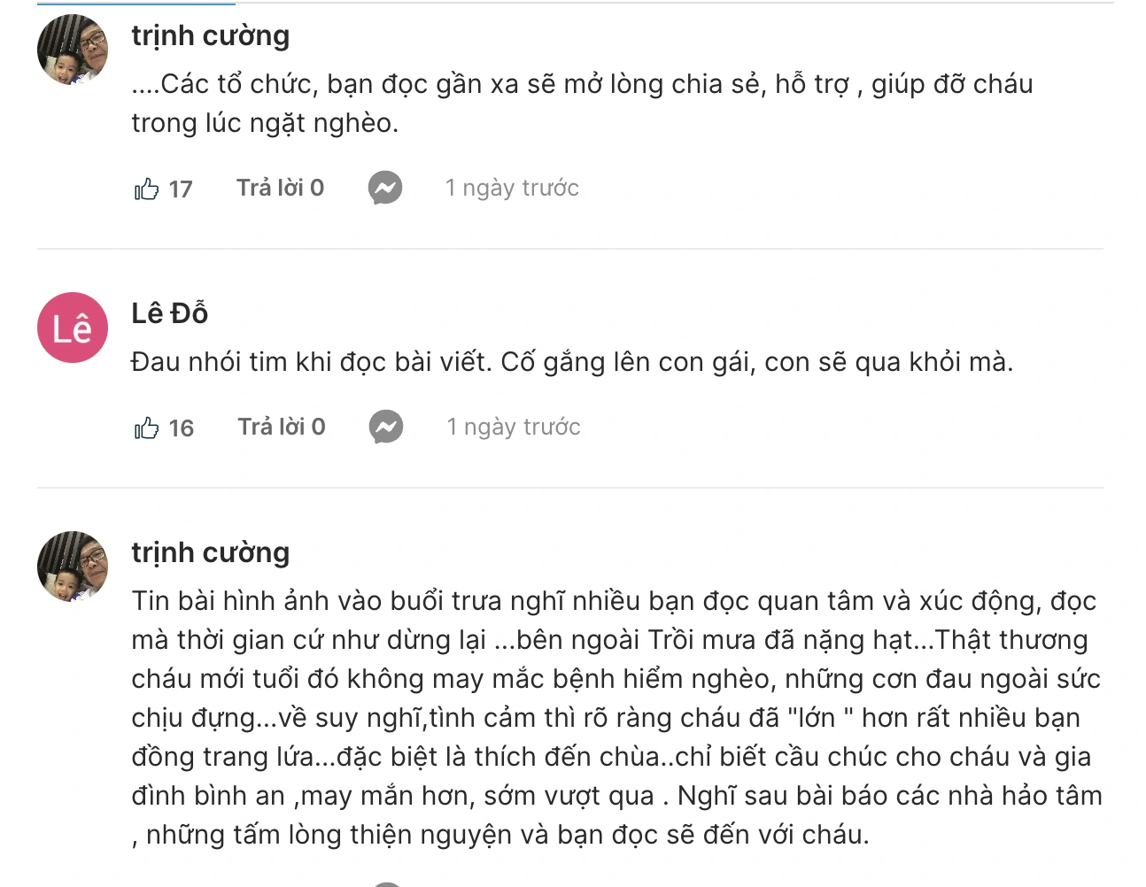 'Mang con ung thư đi bệnh viện, tôi còn 1,4 triệu đồng': Xúc động với tấm lòng bạn đọc Thanh Niên