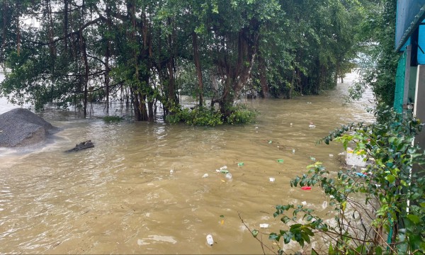 Mưa lớn đổ xuống Quảng Trị, nước lũ bao vây vùng trũng Lệ Thủy Mưa lớn đổ xuống Quảng Trị, nước lũ bao vây vùng trũng Lệ Thủy