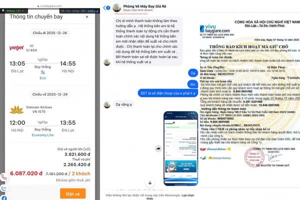 Mua vé máy bay tết qua đại lý, web 'ma': Đừng để sập bẫy lừa nữa! Mua vé máy bay tết qua đại lý, web 'ma': Đừng để sập bẫy lừa nữa!