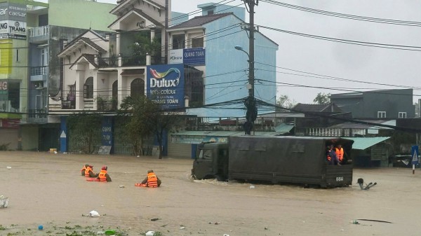 Ngập lụt ở Quy Nhơn có nguy cơ vượt đỉnh lũ lịch sử 2009 Ngập lụt ở Quy Nhơn có nguy cơ vượt đỉnh lũ lịch sử 2009