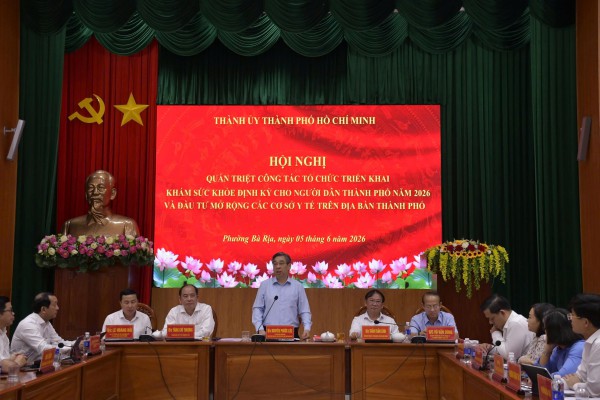 Người dân TP.HCM được khám sức khỏe định kỳ ít nhất mỗi năm 1 lần