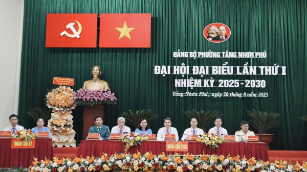 Nguyên Phó chủ tịch TP.Thủ Đức Nguyễn Bạch Hoàng Phụng làm Bí thư phường Tăng Nhơn Phú Nguyên Phó chủ tịch TP.Thủ Đức Nguyễn Bạch Hoàng Phụng làm Bí thư phường Tăng Nhơn Phú