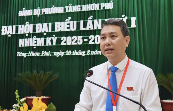 Nguyên Phó chủ tịch TP.Thủ Đức Nguyễn Bạch Hoàng Phụng làm Bí thư phường Tăng Nhơn Phú Nguyên Phó chủ tịch TP.Thủ Đức Nguyễn Bạch Hoàng Phụng làm Bí thư phường Tăng Nhơn Phú