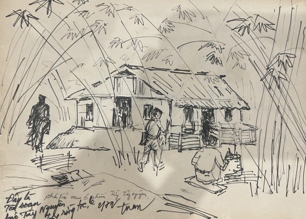 Nhà báo, họa sĩ Lê Đức Tuấn và bức ký họa để đời mừng ngày đất nước thống nhất Nhà báo, họa sĩ Lê Đức Tuấn và bức ký họa để đời mừng ngày đất nước thống nhất