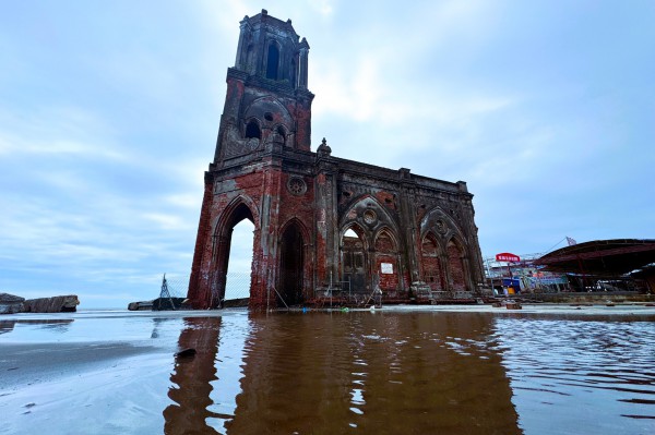 Nhà thờ đổ Hải Lý độc nhất vô nhị ở Việt Nam Nhà thờ đổ Hải Lý độc nhất vô nhị ở Việt Nam