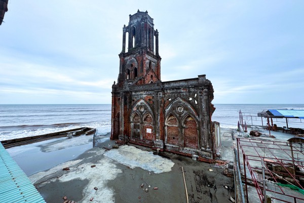 Nhà thờ đổ Hải Lý độc nhất vô nhị ở Việt Nam Nhà thờ đổ Hải Lý độc nhất vô nhị ở Việt Nam