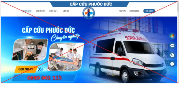 Phát hiện công ty vận chuyển cấp cứu không phép trên địa bàn Q.8, TP.HCM