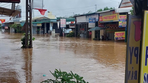 Quảng Ngãi: Tạm dừng lưu thông qua cầu Trà Khúc 1 do nước lũ dâng cao Quảng Ngãi: Tạm dừng lưu thông qua cầu Trà Khúc 1 do nước lũ dâng cao