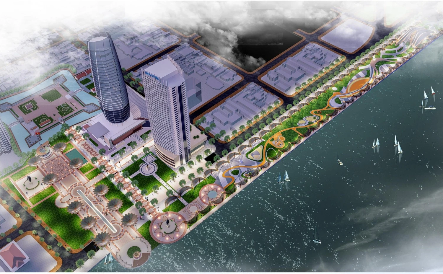 Quảng trường trung tâm TP.Đà Nẵng sẽ như thế nào qua 12 phương án kiến trúc?