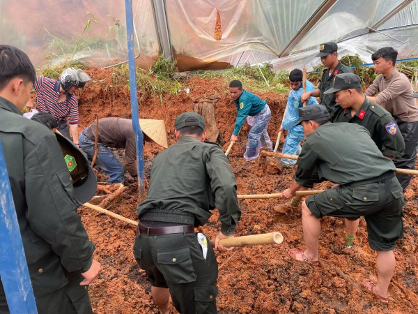 Sạt lở đất vùi lấp nhà kính, một người dân tử vong Sạt lở đất vùi lấp nhà kính, một người dân tử vong