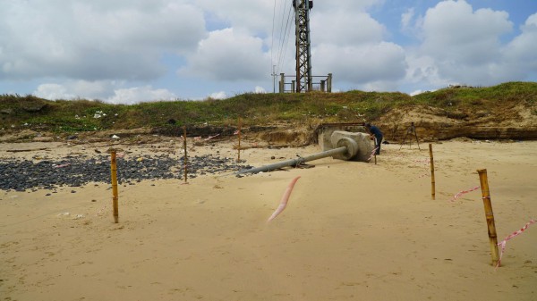 Sạt lở làm lộ tuyến cáp ngầm xuyên biển cấp điện cho đặc khu Lý Sơn