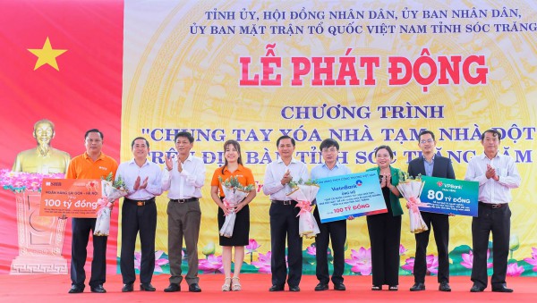 Sóc Trăng phát động xóa hơn 8.400 căn nhà tạm, dột nát